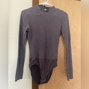 SMALL SPARKLY GRAY ALTARD STATE BODYSUIT